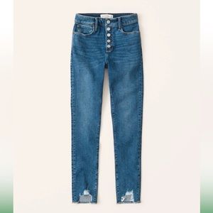 Abercrombie High Rise Super Skinny Ankle Jean